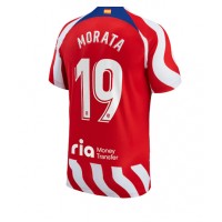 Dres Atletico Madrid Alvaro Morata #19 Domaci 2022-23 Kratak Rukav